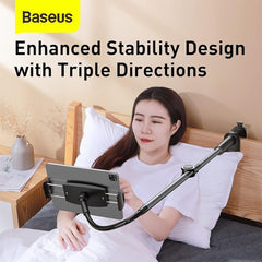 A Photo Of Baseus Otaku Life Rotary Adjustment Lazy Holder Pro for Phone & iPad - Gray