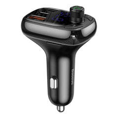 A Photo Of Baseus T-Shaped S-13 Bluetooth FM Transmitter with 36W PPS Fast Charger – Car MP3 Player & Dual USB Ports