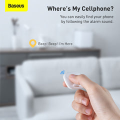 A Photo Of Baseus T2 Pro Smart Device Tracker - Real-Time Tracking for Valuables