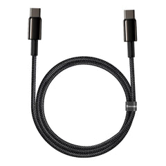 Baseus Tungsten Gold Fast Charging Data Cable C to C 240W 3m - Black