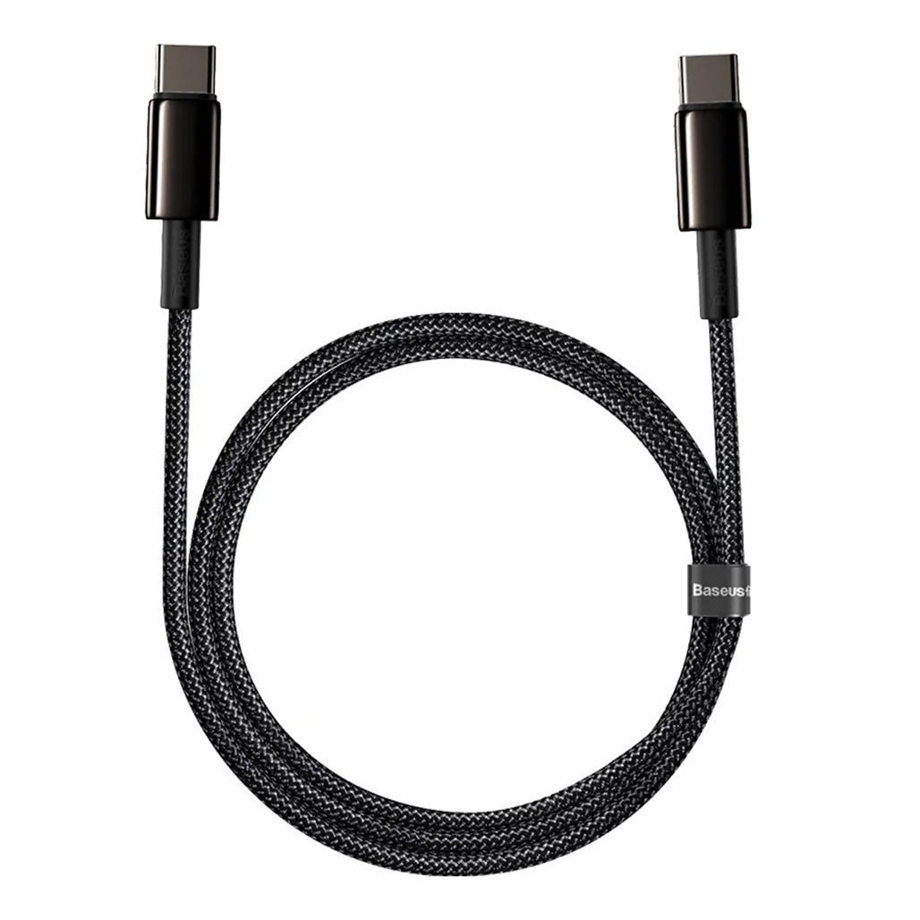 A Photo Of Baseus Tungsten Gold USB-C to USB-C Cable – 100W 2m