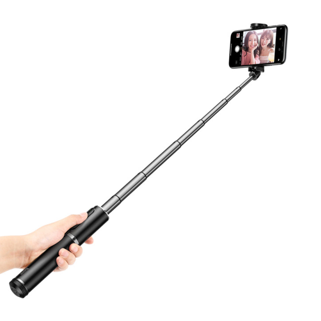 A Photo Of Baseus Fully Folding Selfie Stick with Tripod and Bluetooth Control - Aluminum Alloy