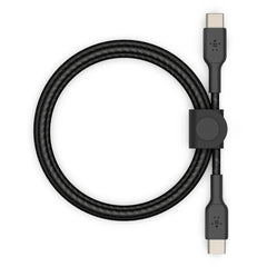 A Photo Of Belkin 5ft Braided USB-C to USB-C Cable - Fast Charging, Durable Design, Compatible with Most Devices