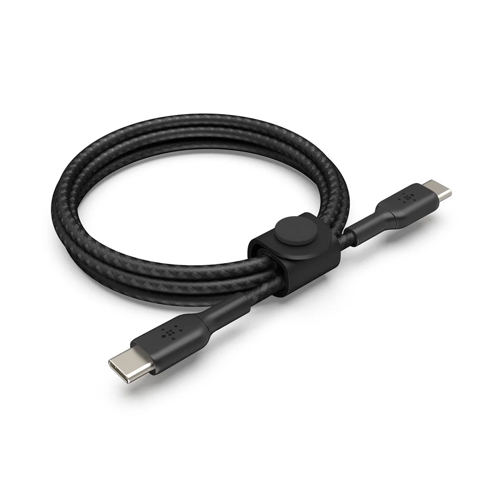 A Photo Of Belkin 5ft Braided USB-C to USB-C Cable - Fast Charging, Durable Design, Compatible with Most Devices