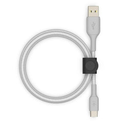 A Photo Of Belkin 5ft USB-C to USB-A Charging Cable with Strap – Durable, Flexible