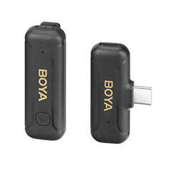 A Photo Of Boya BY-WM3T2-U1 - Mini 2.4GHz Wireless Microphone for USB-C Devices