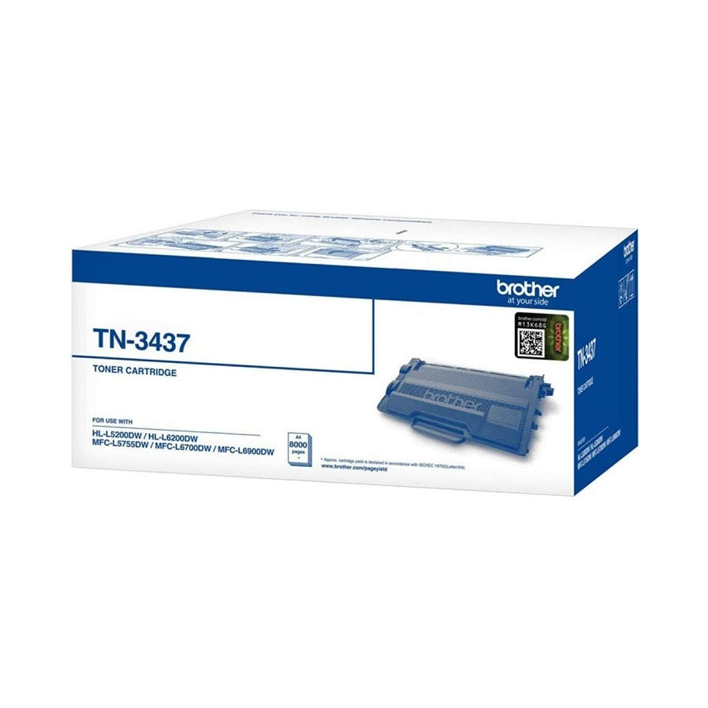 Brother TN-3437 Toner Cartridge - Black, 32899280371964, Available at 961Souq