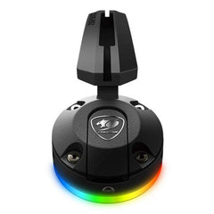 A Photo Of Cougar Bunker - RGB Mouse Bungee with USB Hub – Adjustable Cable Management, RGB Lighting, and Superior Stability