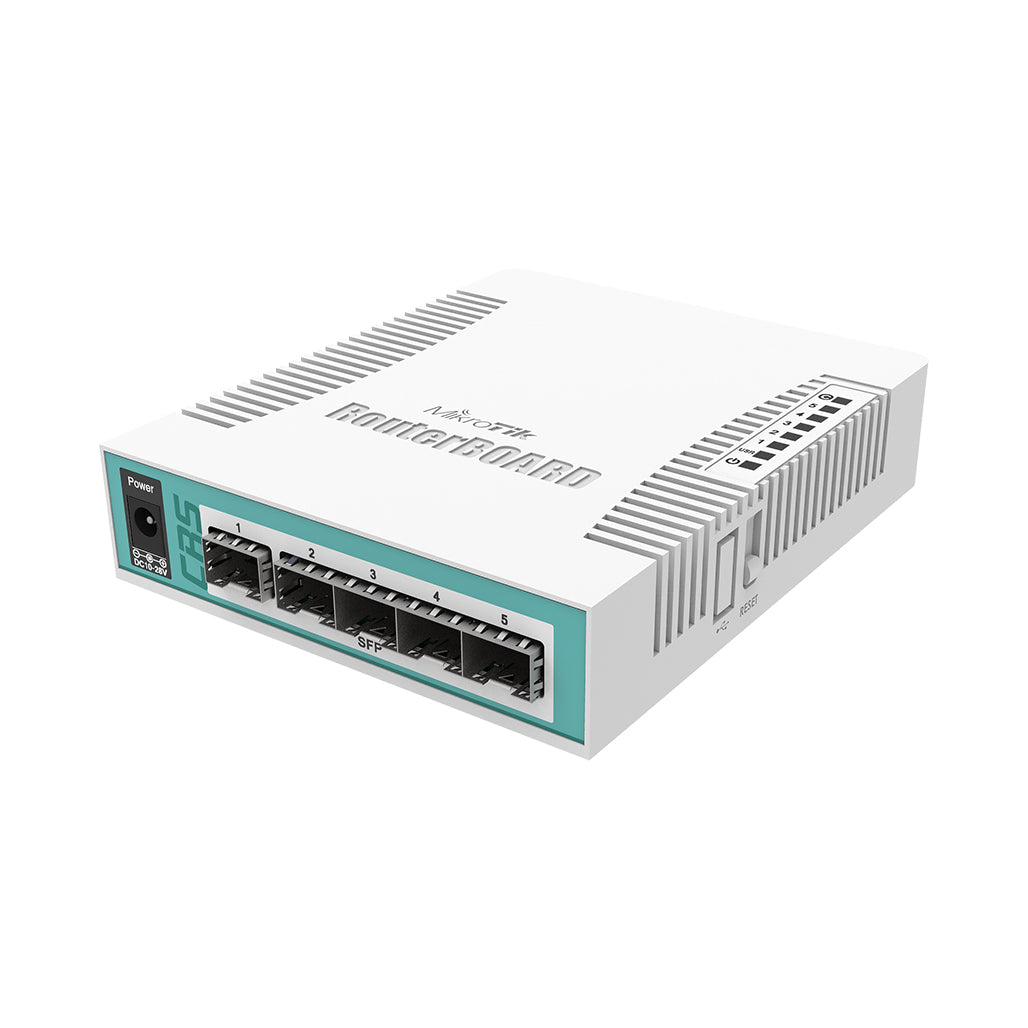 Mikrotik Smart Switch 5x SFP cages - CRS106-1C-5S, 33041949884668, Available at 961Souq