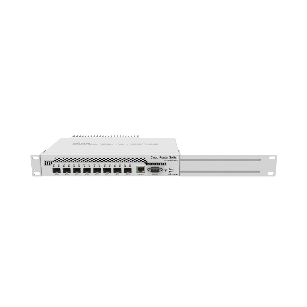 Mikrotik Desktop Switch With 1 Gigabit Ethernet Port and 8 SFP+ 10Gbps Ports | CRS309-1G-8S+IN, 33043361726716, Available at 961Souq