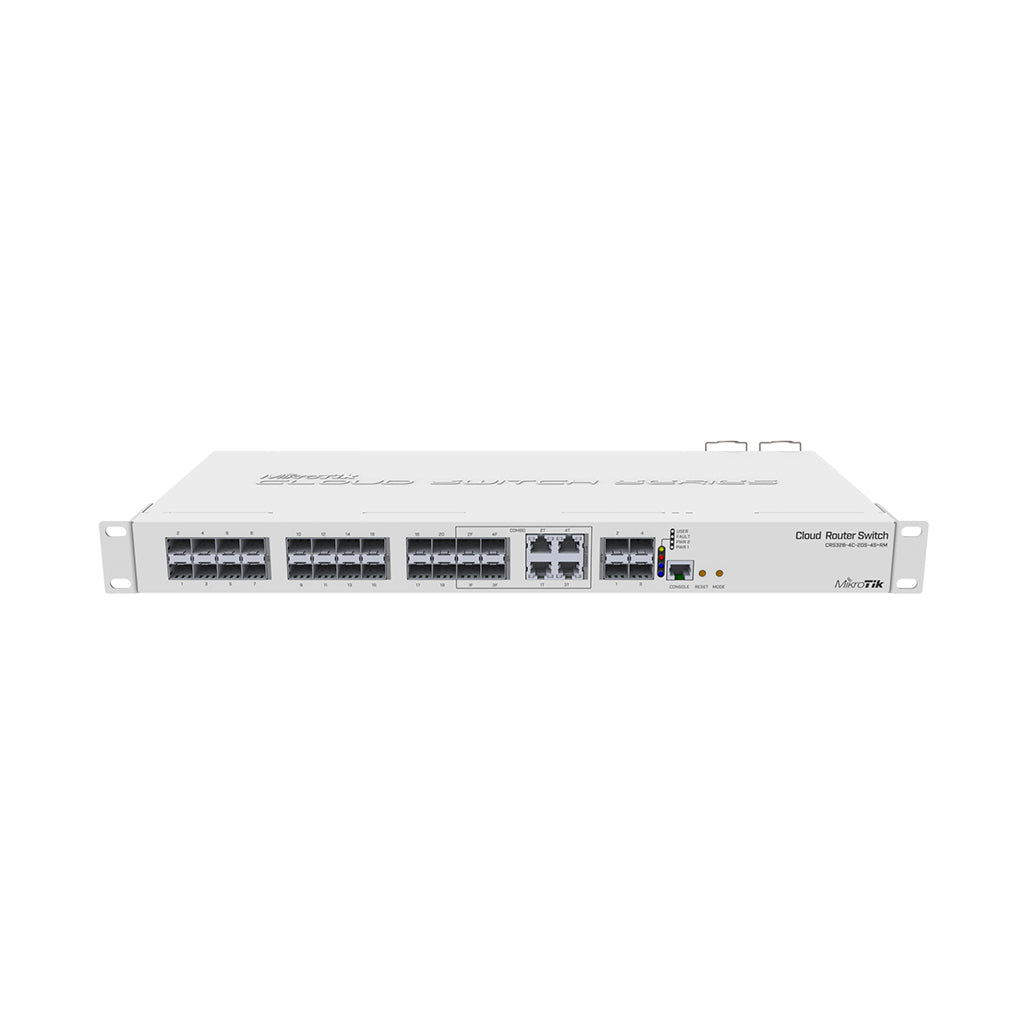 A Photo Of MikroTik Cloud Router Switch CRS328-4C-20S-4S+RM - 28-Port Switch with SFP/SFP+ and Combo Ports