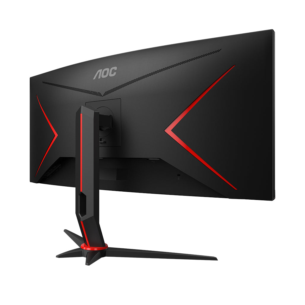 AOC CU34G2XP/BK 34" WQHD - 180Hz Curved Gaming Monitor, 32975065448700, Available at 961Souq