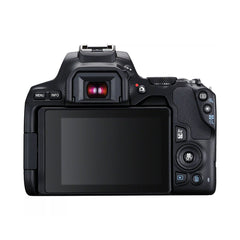 A Photo Of Canon EOS 250D Black DSLR Camera with EF-S 18-55mm f/3.5-5.6 III Lens – Lightweight, 4K Video, 24.1MP Sensor