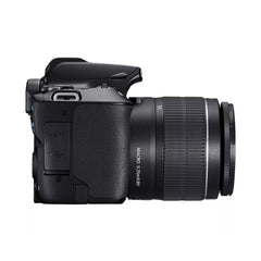 A Photo Of Canon EOS 250D Black DSLR Camera with EF-S 18-55mm f/3.5-5.6 III Lens – Lightweight, 4K Video, 24.1MP Sensor