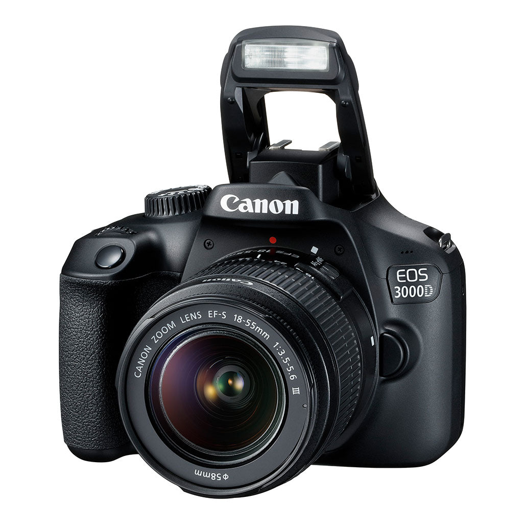 A Photo Of Canon EOS 3000D DSLR Camera with EF-S 18-55mm III Lens - Ideal Entry-Level Camera for Beginners