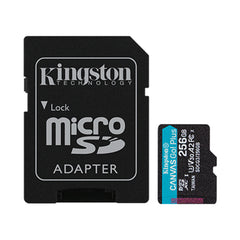 A Photo Of Kingston Canvas Go! Plus 256GB microSD Memory Card – High-Speed Storage for Android, Action Cameras, Drones, and 4K UHD Video