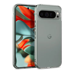 A Photo Of Caseology Capella Clear Case for Google Pixel 9 / 9 Pro and Pixel 9 Pro XL – Shock Absorbent, Anti-Yellowing, Military Grade Protection, and Wireless Charging Compatible