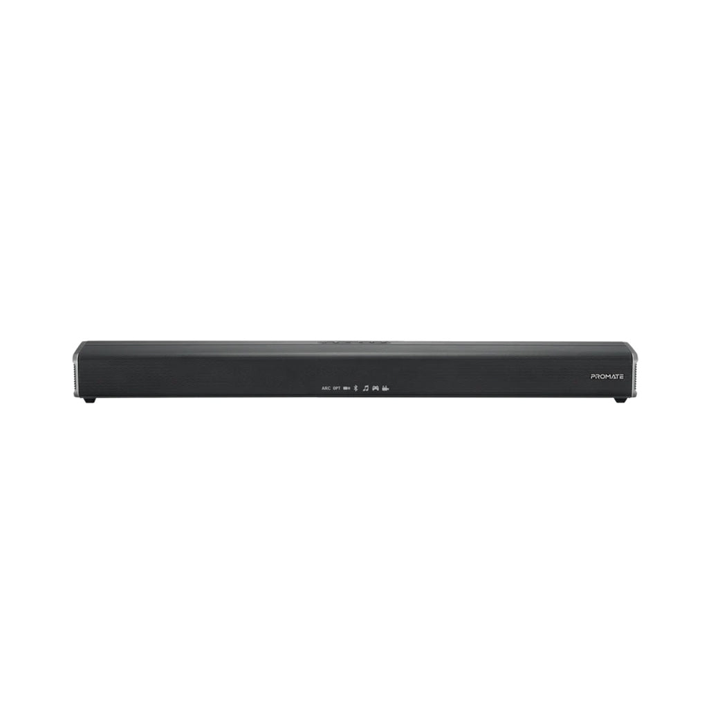 Promate CastBar-120 - 120W Ultra-Slim SoundBar with Built-in Subwoofer, 33049484787964, Available at 961Souq