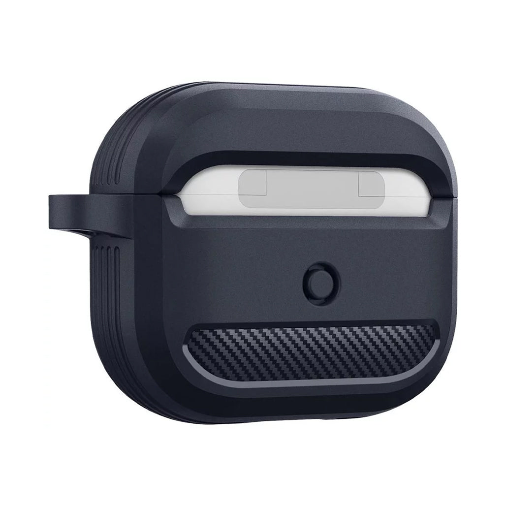 Spigen Rugged Armor Case for AirPods 3rd Gen - Charcoal Grey - ASD01980, 32888716001532, Available at 961Souq