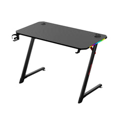 A Photo Of Fantech DHYBRID GD511 RGB LED Gaming Desk with Steel Frame and Compact Cable Management