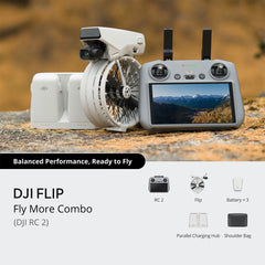 A Photo Of DJI Flip Fly More Combo (DJI RC 2) – Compact Drone with Advanced Features for Creative and Reliable Aerial Photography