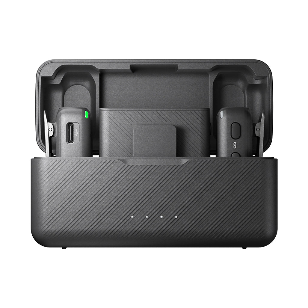 DJI Mic 2 Pocket Size Pro Audio Wireless Microphone (2 TX + 1 RX + Charging Case), 32960983957756, Available at 961Souq