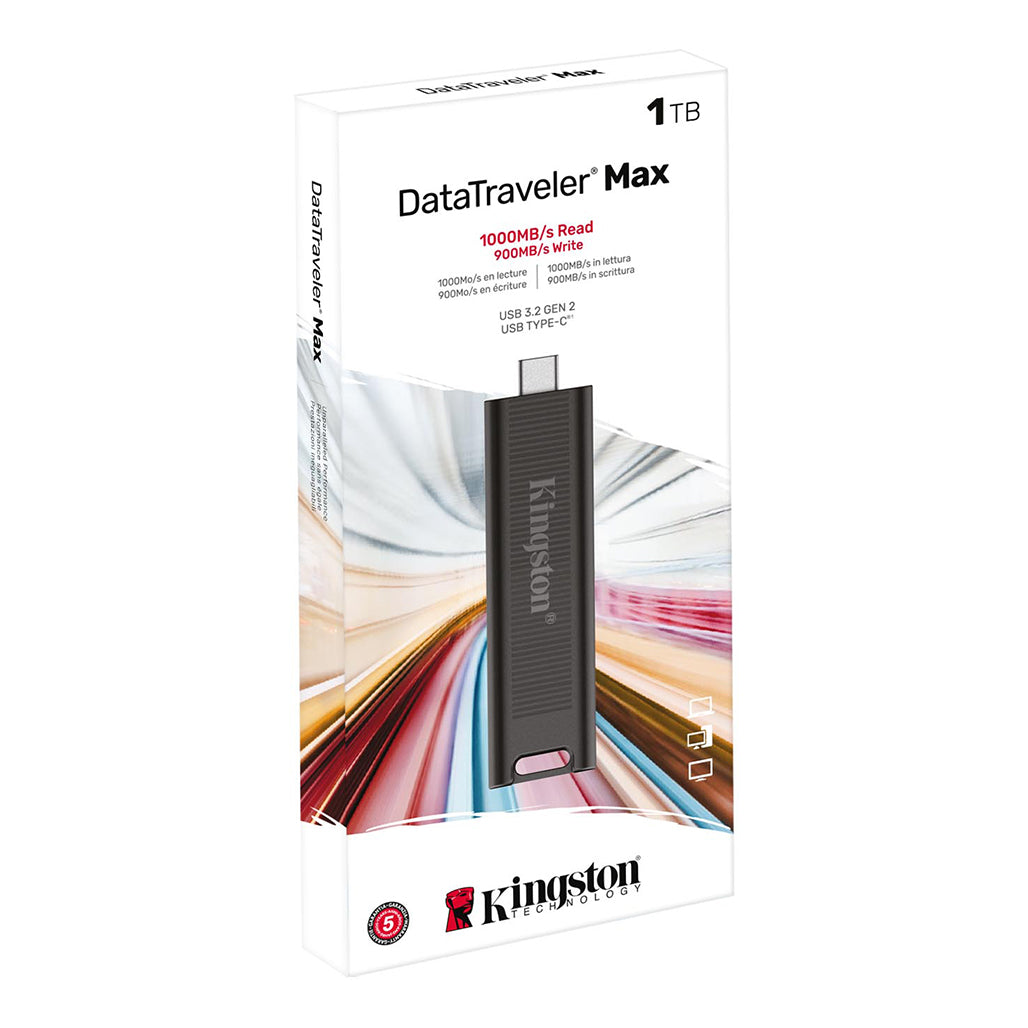 Kingston DataTraveler Max 1TB USB 3.2 Gen 2 Series USB-C Flash Drive, 32874524115196, Available at 961Souq