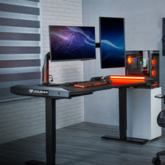 A Photo Of Cougar DUO35 Heavy-Duty Dual Monitor Arm