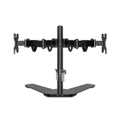 A Photo Of KALOC DW220T Adjustable Horizontal Dual Monitor Arm for 17-27 Inch Screens | Cable Management, 360° Rotation, Height Adjustable