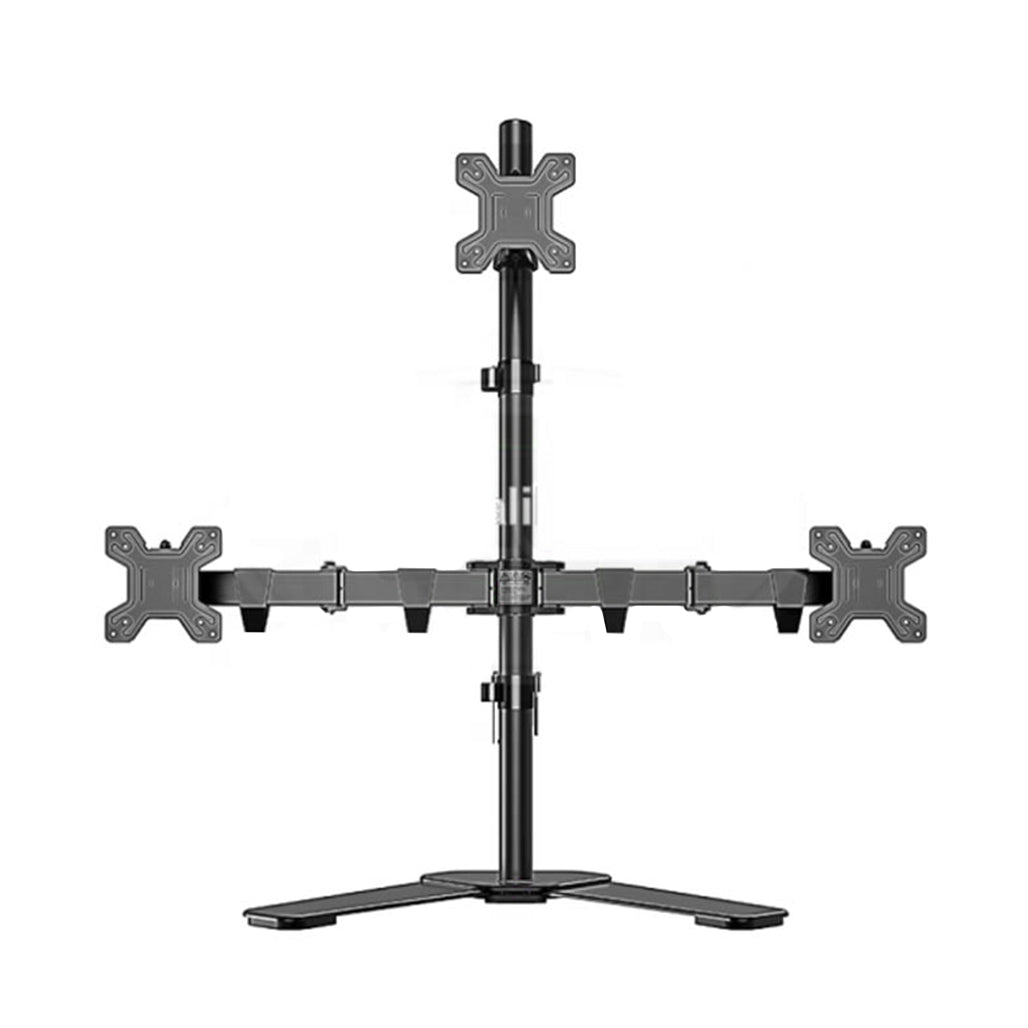 A Photo Of KALOC DW230T Adjustable Triple Monitor Arm for 17 to 27 Inch Screens with Cable Management