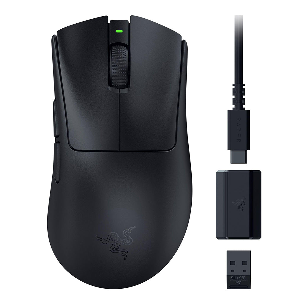 A Photo Of Razer DeathAdder V3 HyperSpeed - Ultra-Lightweight Esports Mouse with 26K DPI Precision