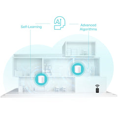 A Photo Of TP-Link Deco X50 AX3000 Whole Home Mesh WiFi 6 System | High-Speed Coverage with AI-Driven Mesh Technology