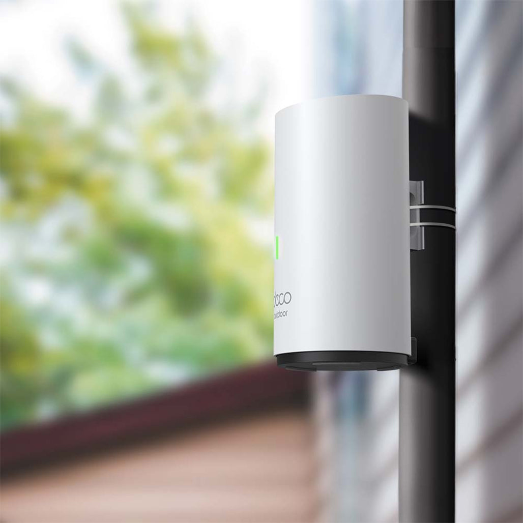 A Photo Of TP-Link Deco X50-Outdoor | AX3000 WiFi 6 Mesh Unit for Seamless Indoor and Outdoor Connectivity