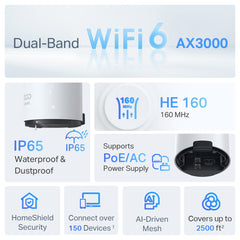 A Photo Of TP-Link Deco X50-Outdoor | AX3000 WiFi 6 Mesh Unit for Seamless Indoor and Outdoor Connectivity