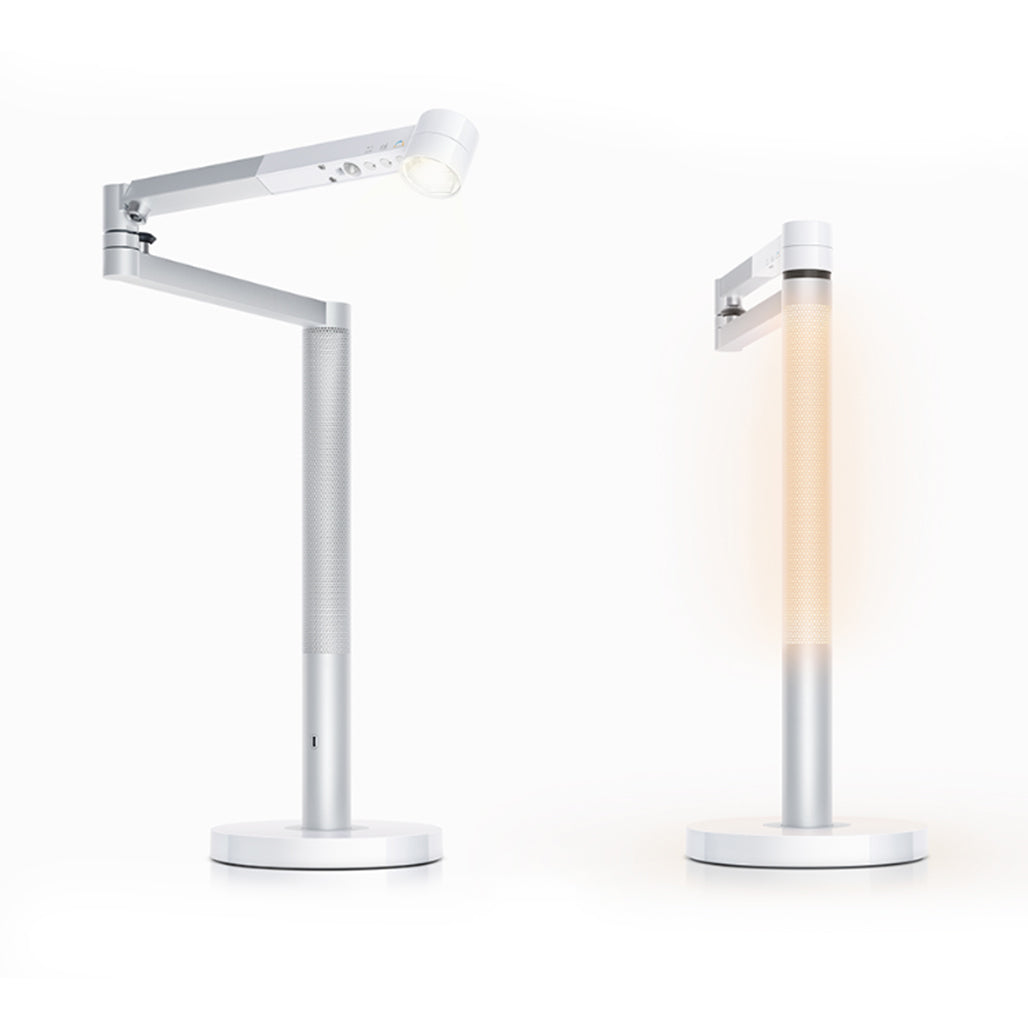 A Photo Of Dyson Lightcycle Morph LED Desk Lamp CD06 - Adaptive Lighting for Task, Ambient, and Feature Use