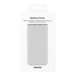 A Photo Of Samsung 10000mAh Battery Pack - Dual-Port Power Bank with Super Fast Charging & Recycled Materials | EB-P3400XUEGWW