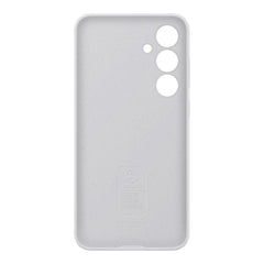 A Photo Of Samsung Galaxy S24 FE Silicone Case – Gray, Stylish and Protective