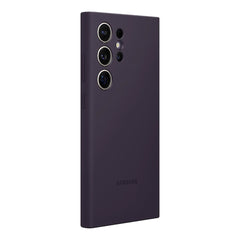 A Photo Of Samsung Galaxy S24 Ultra Silicone Case - Dark Violet | EF-PS928