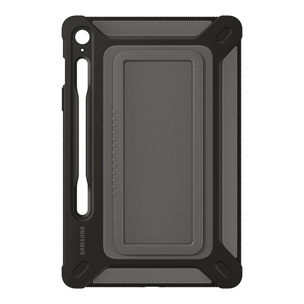 A Photo Of Samsung Galaxy Tab S9 FE / S9 FE 5G Outdoor Cover - Rugged Military-Grade Protection with Built-In Stand and S Pen Storage