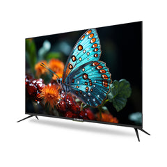 A Photo Of Elements ELT75QL7DE - 75'' QLED UHD 4K Smart TV with Frameless Design, WebOS & Advanced Voice Remote