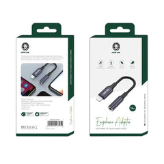 Green Lion Earphone Adapter Type-C/Lightning to 3.5mm Audio Cable (12cm) from Green Lion sold by 961Souq-Zalka