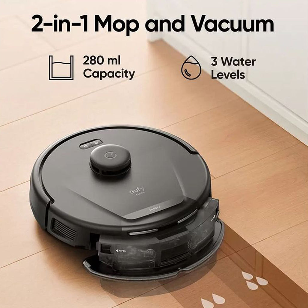 A Photo Of Eufy L60 - Hybrid Robot Vacuum Cleaner - Black