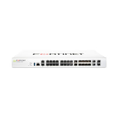 A Photo Of Fortinet FortiGate 100F Firewall Appliance | 22 GE RJ45 Ports, 4 SFP, 2 10G SFP+ Ports | Dual Power Supplies