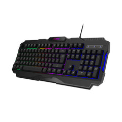 A Photo Of MSI FORGE GK100 Keyboard - Precision Gaming Keyboard with Anti-Ghosting, Customizable RGB, and Durable Switches