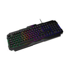 A Photo Of MSI FORGE GK100 Keyboard - Precision Gaming Keyboard with Anti-Ghosting, Customizable RGB, and Durable Switches