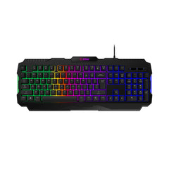 A Photo Of MSI FORGE GK100 Keyboard - Precision Gaming Keyboard with Anti-Ghosting, Customizable RGB, and Durable Switches