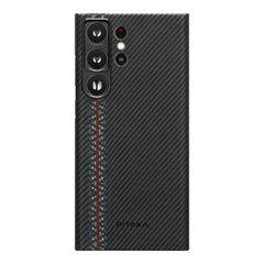 A Photo Of Pitaka MagEZ Case 3 Fusion Weaving Rhapsody for Samsung Galaxy S23 Series