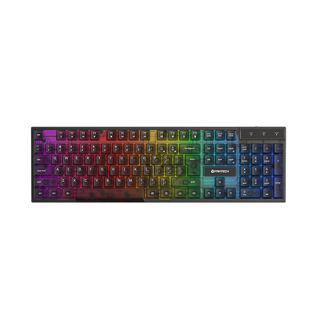 A Photo Of Fantech K515 Shikari - RGB Membrane Gaming Keyboard with Customizable Backlighting