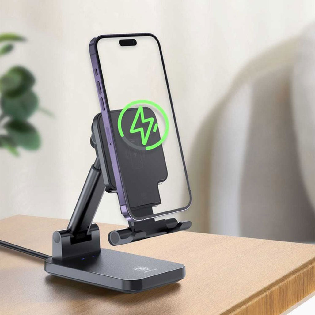 Green Lion Foldable Wireless Charging Stand(15W Power Output), 31927172104444, Available at 961Souq