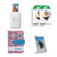 A Photo Of Fujifilm Instax Mini Link 2 Smartphone Printer - Clay White | High-Speed, Creative Printing